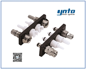 Multi–Mount 多管道面板系列接頭，CPC塑料快速接頭 Multi-Mount Series